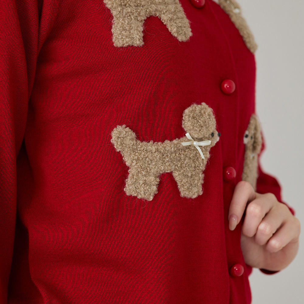 プードルニットカーディガン13