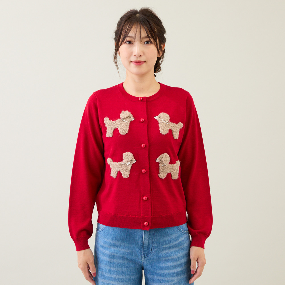 プードルニットカーディガン14