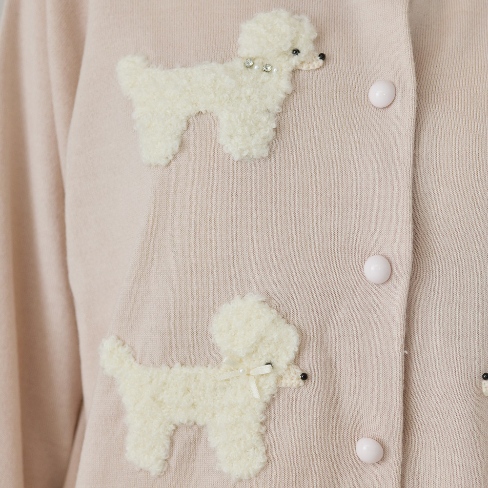 プードルニットカーディガン5