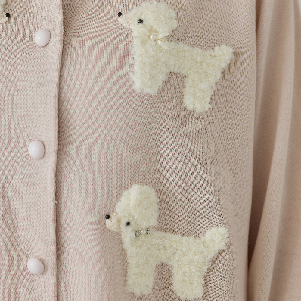 プードルニットカーディガン6