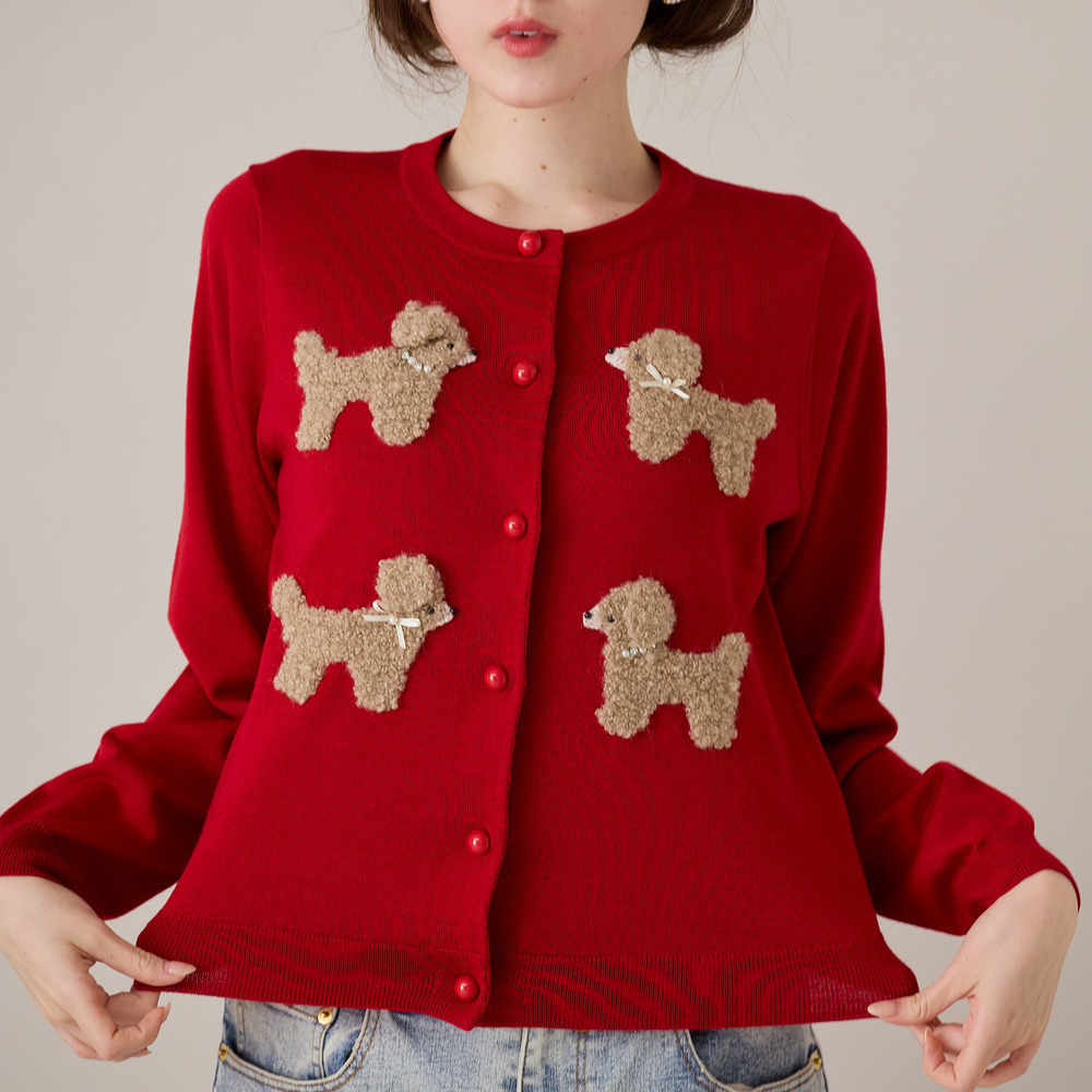 プードルニットカーディガン8