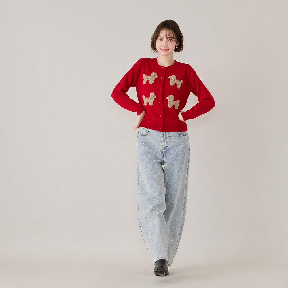 プードルニットカーディガン9