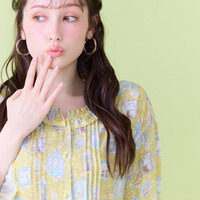 【22fabric】ルームメイトPT/フリル襟ワンピース