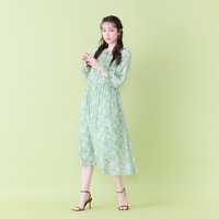 【22fabric】ルームメイトPT/フリル襟ワンピース