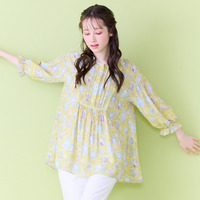 【22fabric】ルームメイトPT/ヨーク切替チュニック