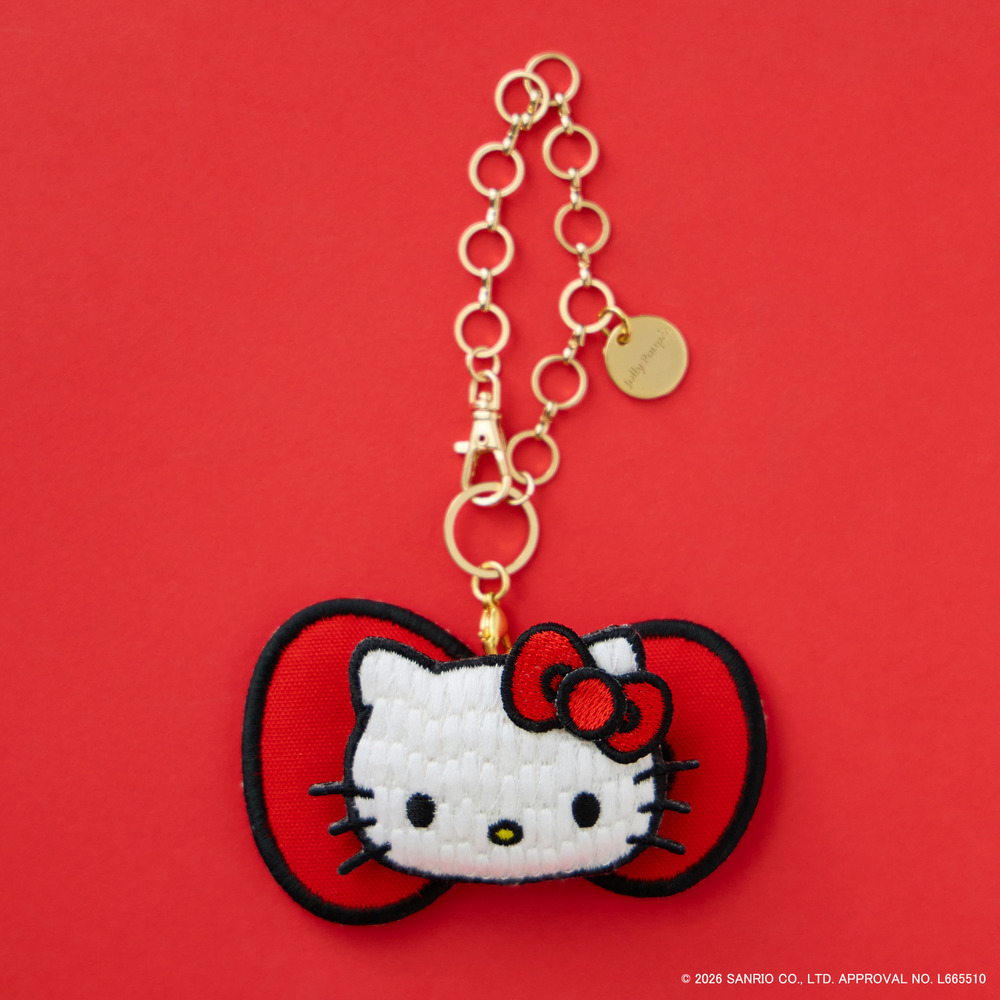 【HELLO KITTY】ハローキティ コラボ刺繍チャーム
