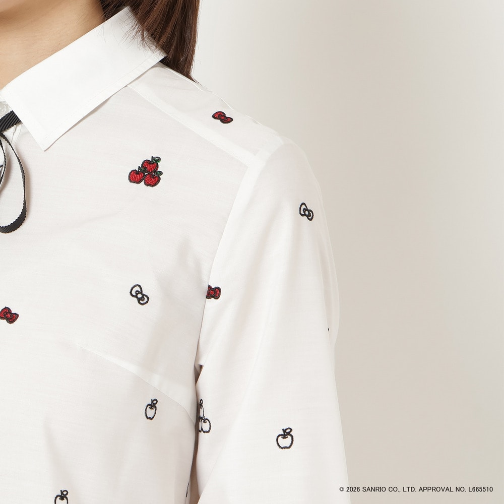 【HELLO KITTY】 ハローキティ コラボ刺繍ブラウス15