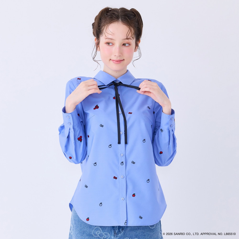 【HELLO KITTY】 ハローキティ コラボ刺繍ブラウス7