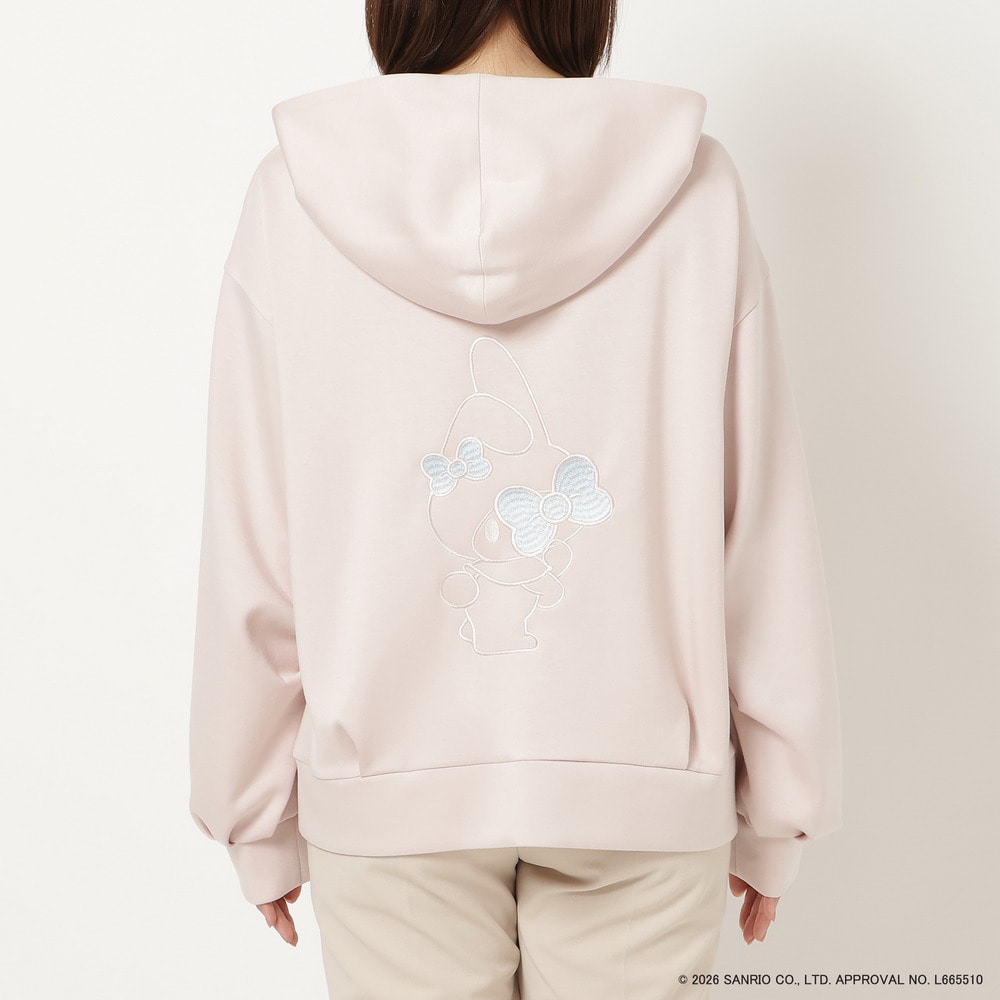 【My Melody】 マイメロディ 刺繍パーカー13