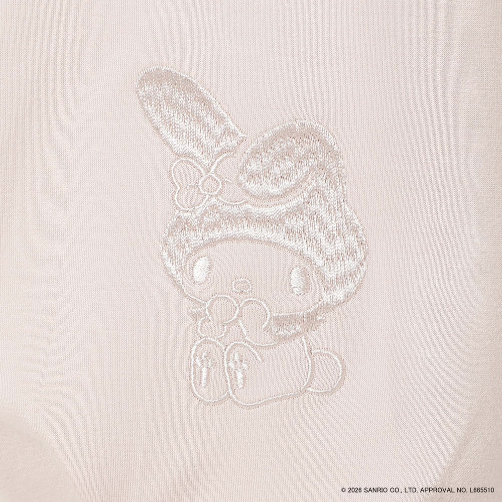 【My Melody】 マイメロディ 刺繍パーカー17