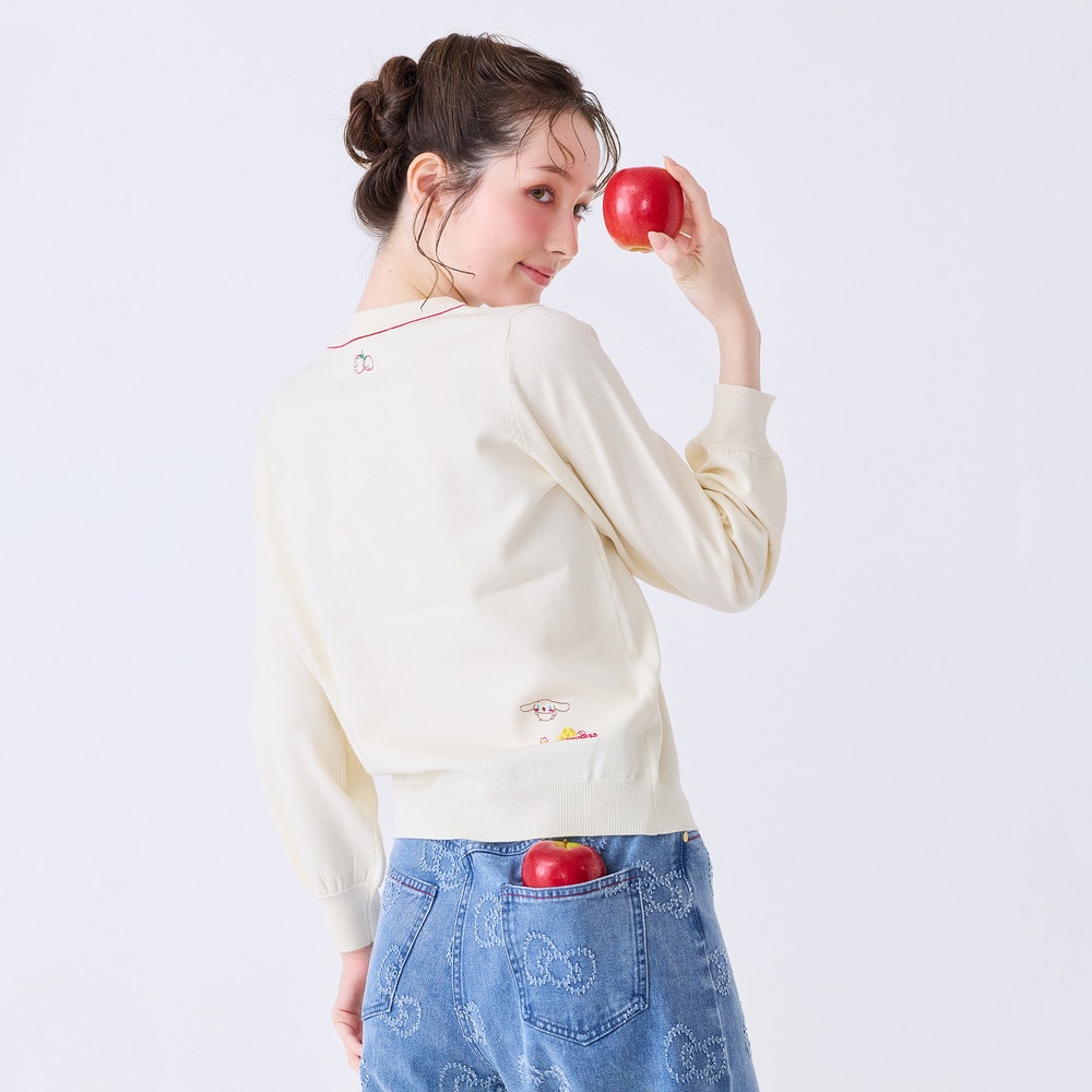【サンリオキャラクターズ】サンリオキャラクターズ刺繍カーディガン3