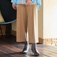 【手洗いOK】真空プリーツ・ワイドストレートパンツ