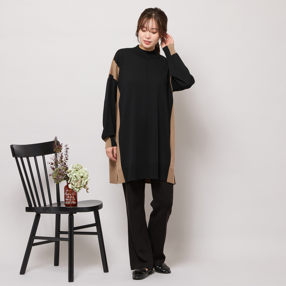 【手洗いOK・発熱】フルレングスストレートシルエットパンツ10