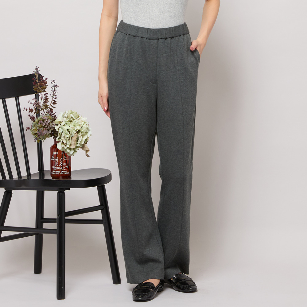 【手洗いOK・発熱】フルレングスストレートシルエットパンツ15