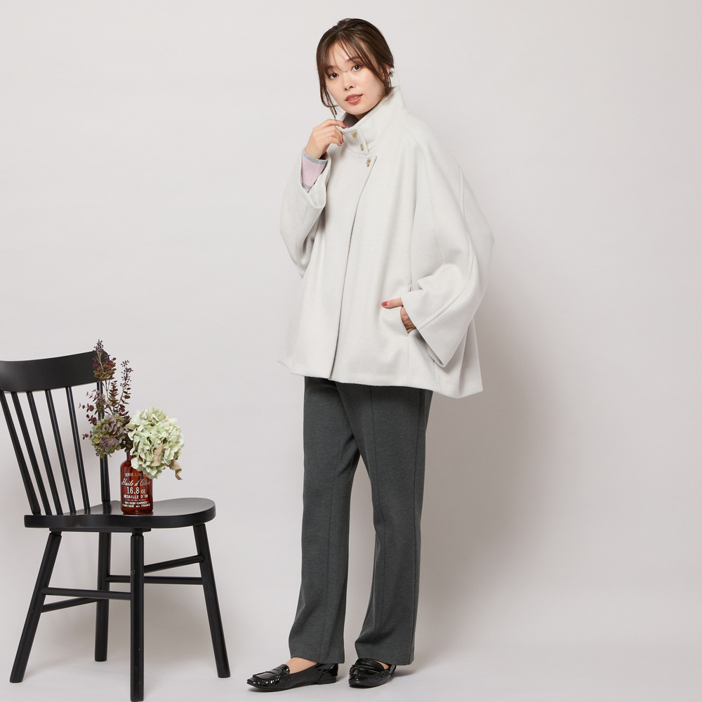 【手洗いOK・発熱】フルレングスストレートシルエットパンツ8