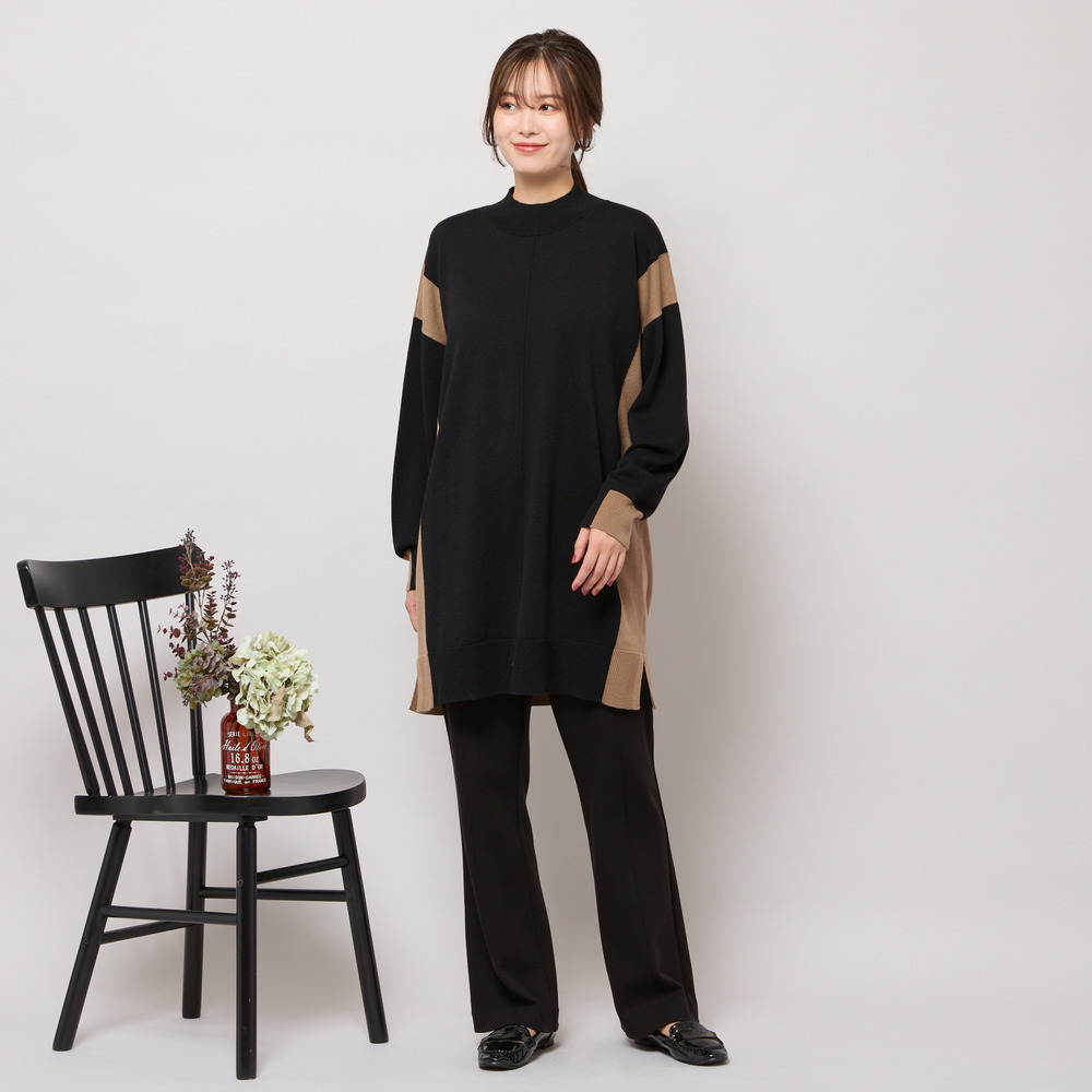 【手洗いOK・発熱】フルレングスストレートシルエットパンツ9