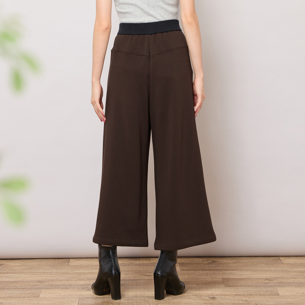 【手洗いOK・セットアップ対応】裏起毛ワイドパンツ6