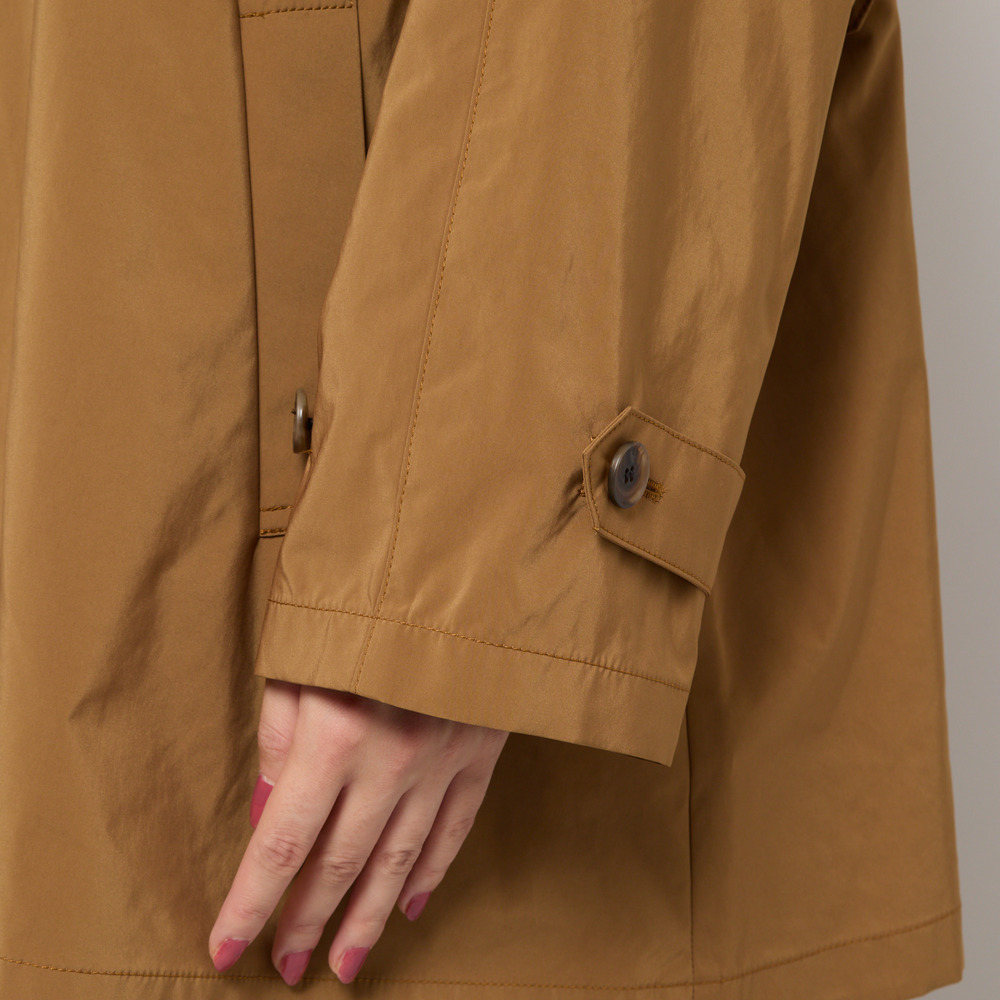 【撥水】Aラインシルエット・ラグランスリーブトレンチブルゾン11