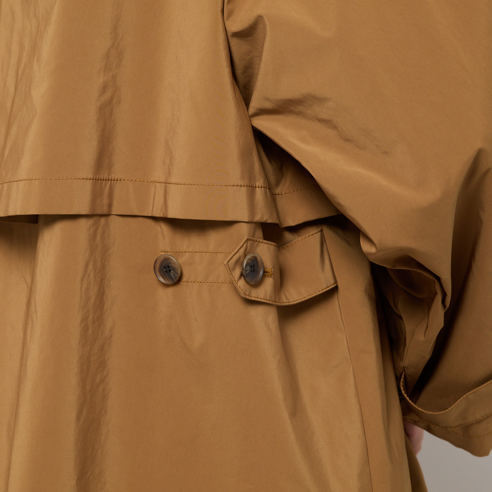 【撥水】Aラインシルエット・ラグランスリーブトレンチブルゾン13