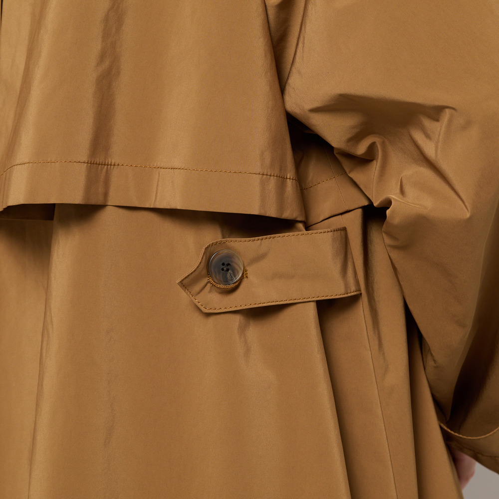 【撥水】Aラインシルエット・ラグランスリーブトレンチブルゾン14