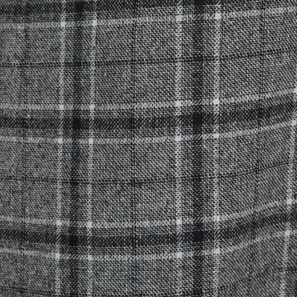 リバーチェックフーディーコート15