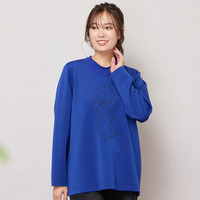 【手洗いOK】フロントラバープリントトップ