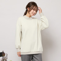 【手洗いOK・セットアップ対応】裏起毛ハイネックトップ