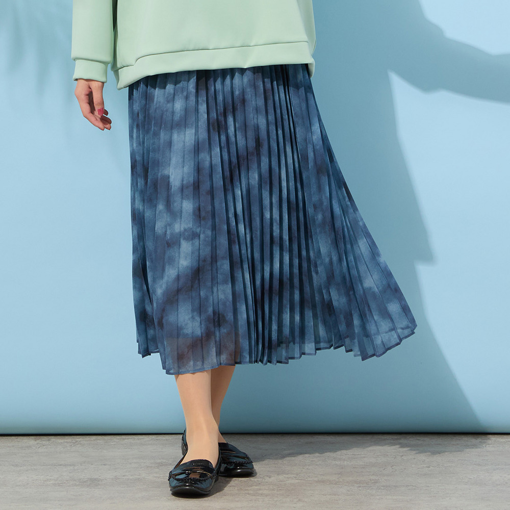 アコーディオンプリーツ・シフォンスカート