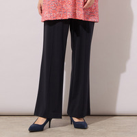 【手洗いOK・接触冷感・紫外線防止】マシュマロポンチ・フロントピンタックパンツ