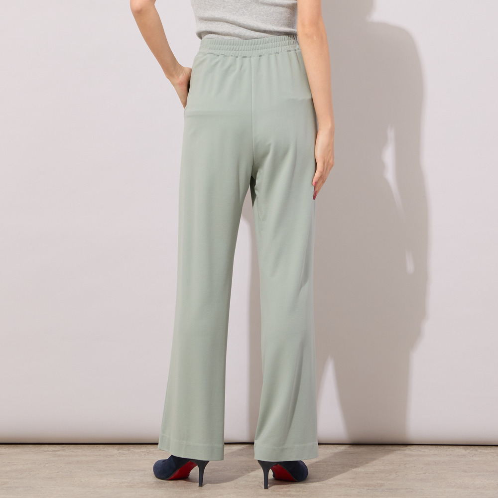 【手洗いOK・接触冷感・紫外線防止】マシュマロポンチ・フロントピンタックパンツ2