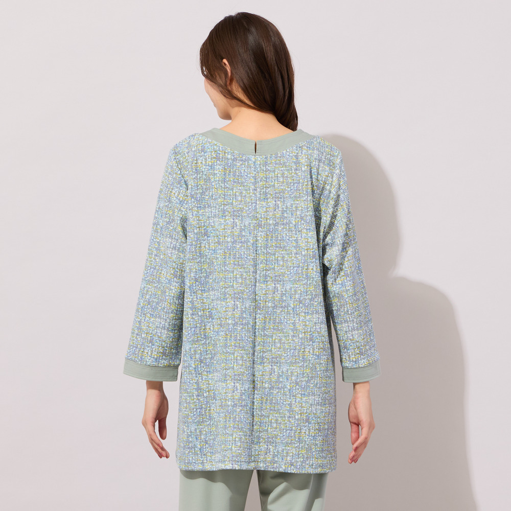 【手洗いOK】DJニット・フレアーシルエットチュニックカットソー(追加分)7