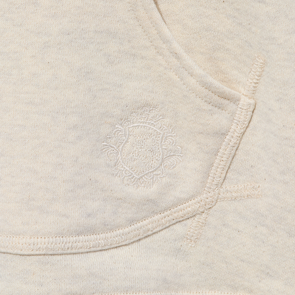 【手洗いOK】PISANOエンブレム刺繍入りメランジパーカー10