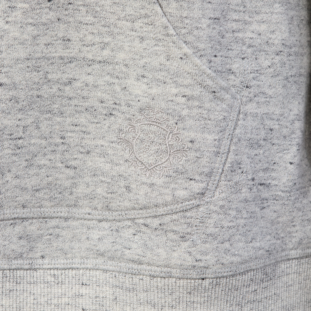 【手洗いOK】PISANOエンブレム刺繍入りメランジパーカー17