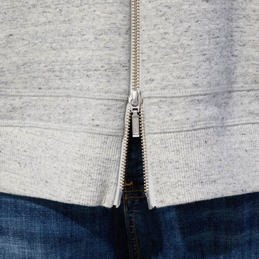 【手洗いOK】PISANOエンブレム刺繍入りメランジパーカー18