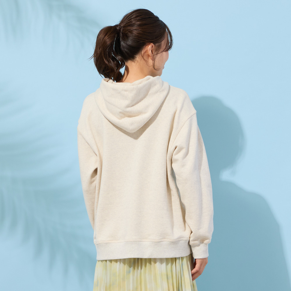 【手洗いOK】PISANOエンブレム刺繍入りメランジパーカー2