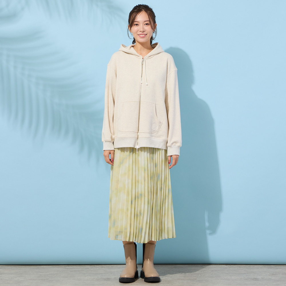 【手洗いOK】PISANOエンブレム刺繍入りメランジパーカー3