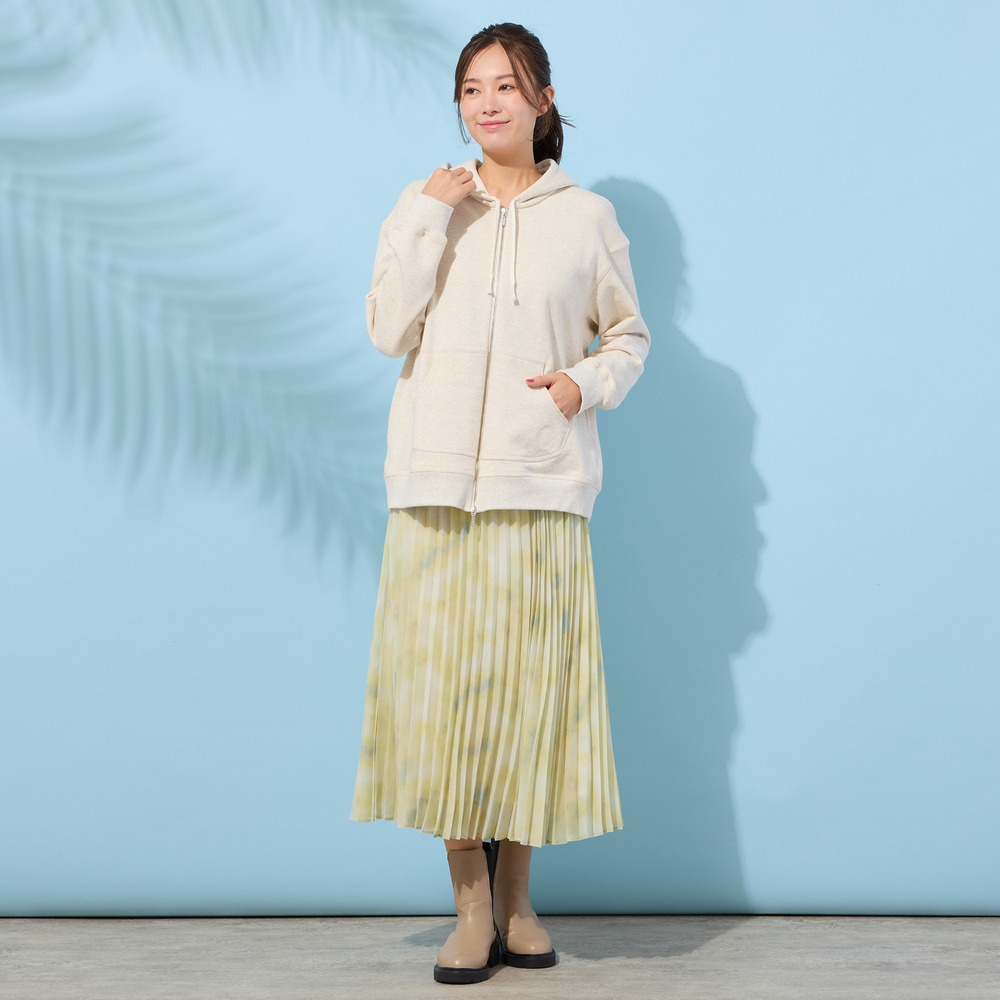 【手洗いOK】PISANOエンブレム刺繍入りメランジパーカー4