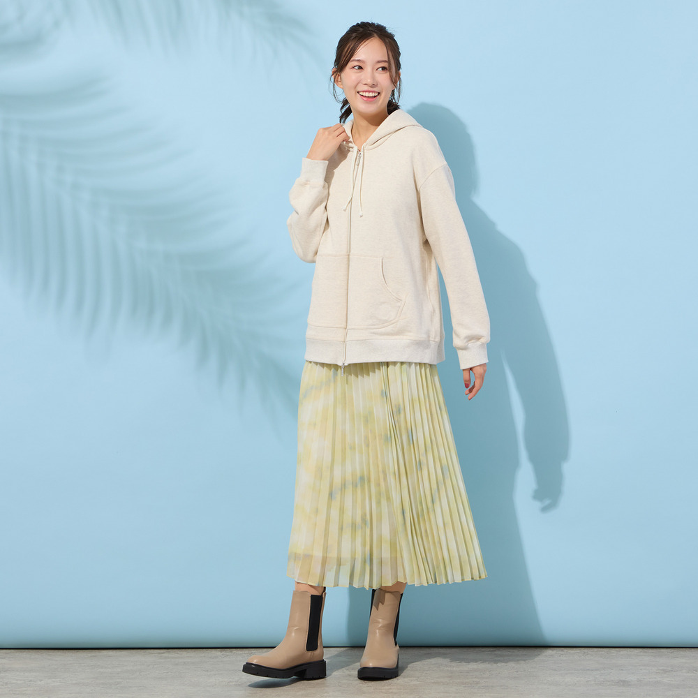 【手洗いOK】PISANOエンブレム刺繍入りメランジパーカー5