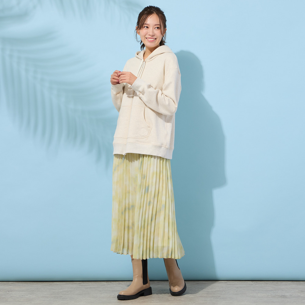 【手洗いOK】PISANOエンブレム刺繍入りメランジパーカー6