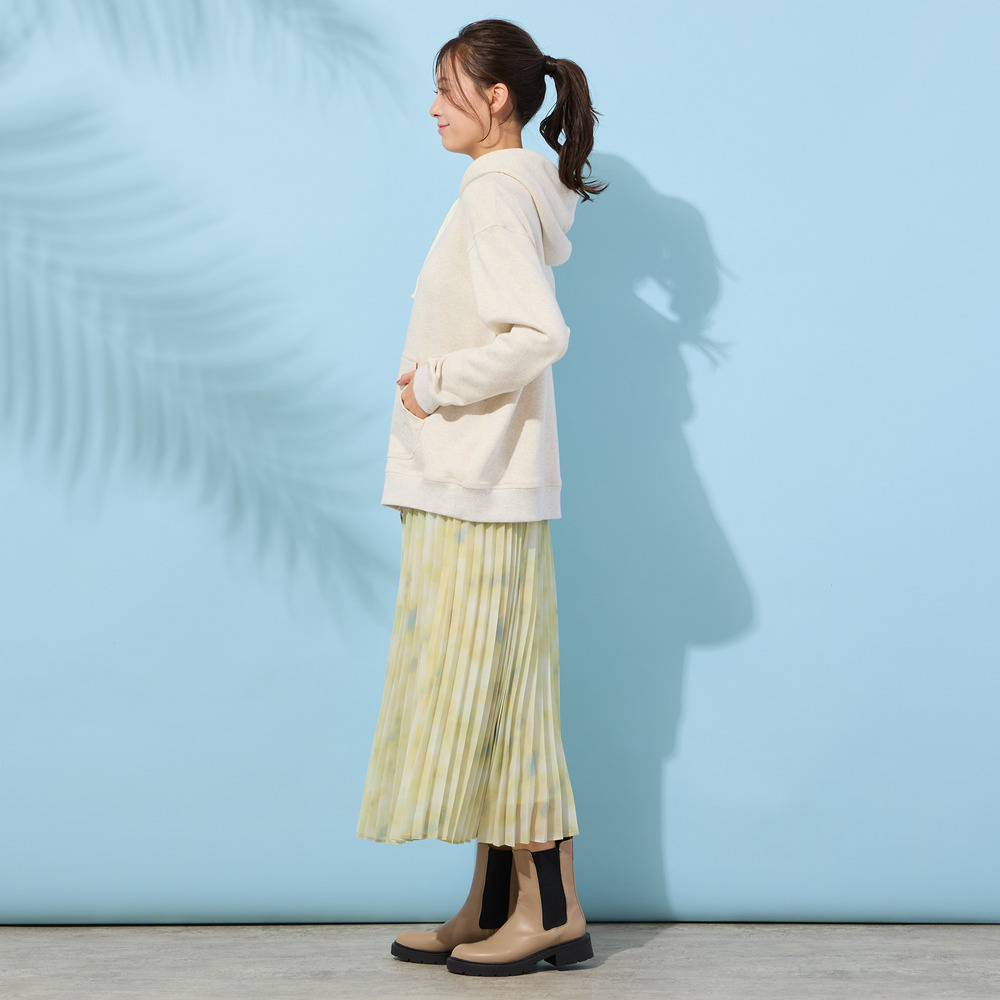 【手洗いOK】PISANOエンブレム刺繍入りメランジパーカー7