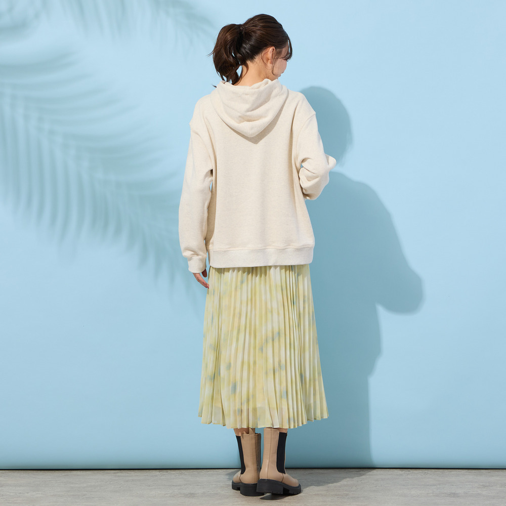 【手洗いOK】PISANOエンブレム刺繍入りメランジパーカー8