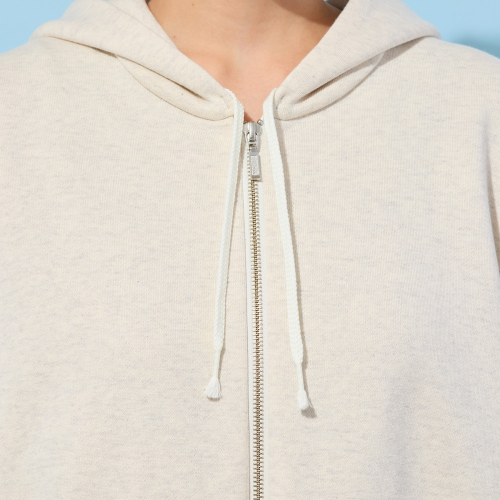 【手洗いOK】PISANOエンブレム刺繍入りメランジパーカー9