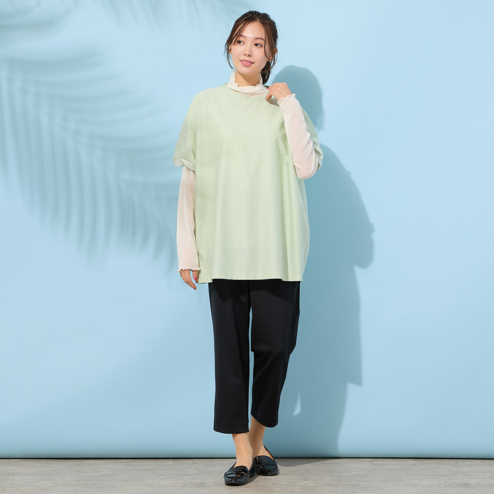 【手洗いOK】Jカミーチェニットデニム・コクーンカットソー11