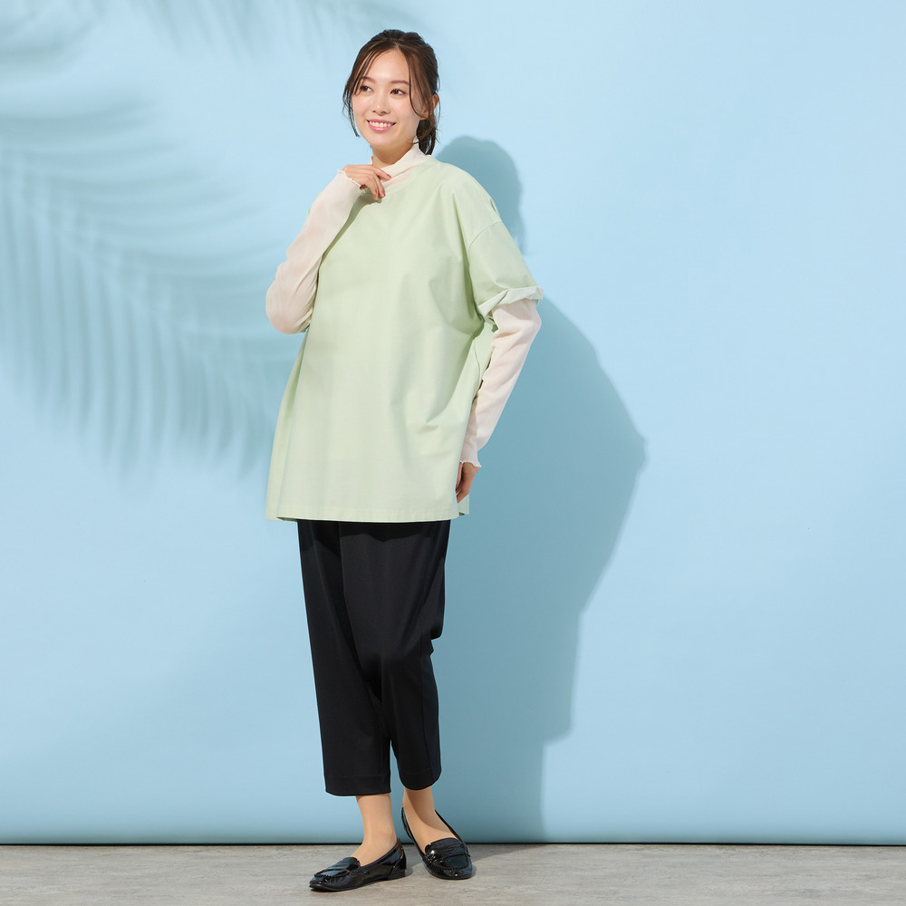 【手洗いOK】Jカミーチェニットデニム・コクーンカットソー13