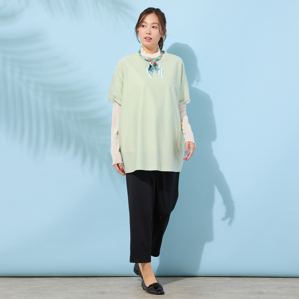 【手洗いOK】Jカミーチェニットデニム・コクーンカットソー14