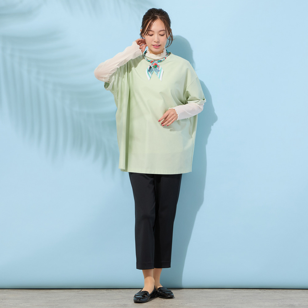 【手洗いOK】Jカミーチェニットデニム・コクーンカットソー16