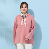 ＦＯＸブレンドダブルフェイス・フーディーニット