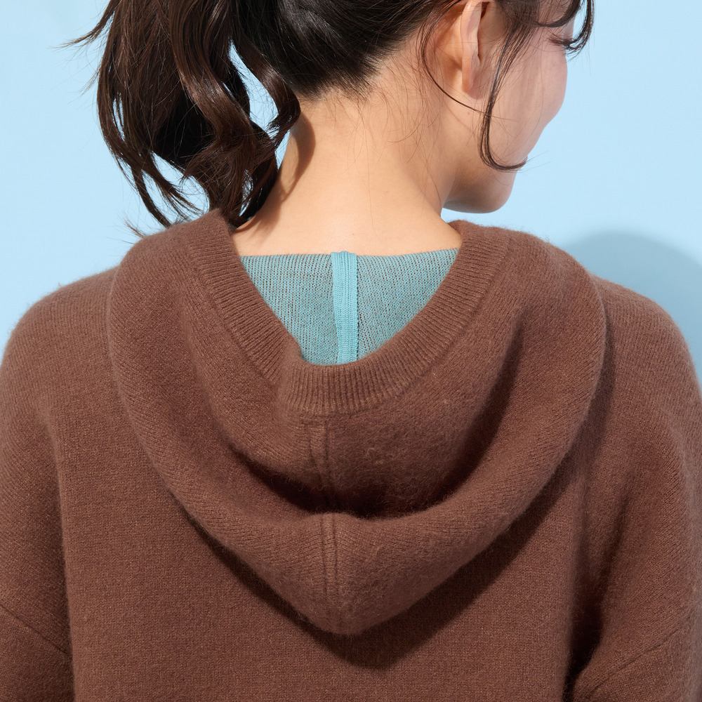 FOXブレンドダブルフェイス・フーディーニット7