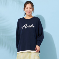 【手洗いOK】『Anela』スパンコール刺繍ニット