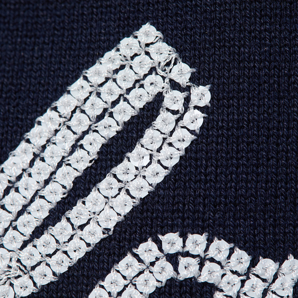 【手洗いOK】『Anela』スパンコール刺繍ニット10